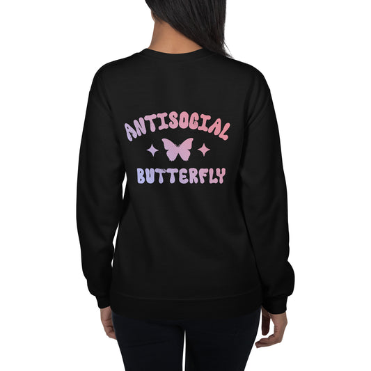 Antisocial Butterfly - Colour - Unisex Sweatshirt